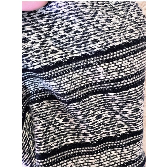 Moving Sale!! EUC Anthro  Skies Are Blue Drape Front Cardigan Sweatr B&W Small - Picture 7 of 12